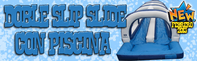 Slip and Slide con piscina